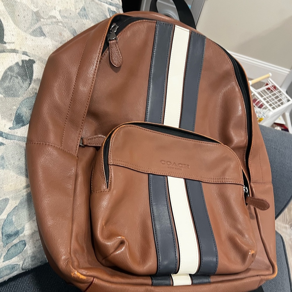 Coach Charles In Varsity Leather!!